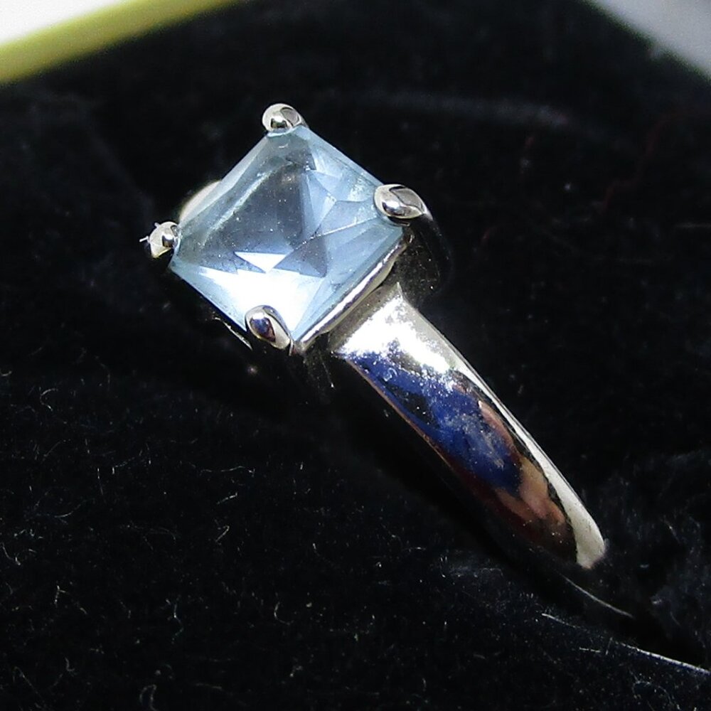 Small Solitaire Stone Set Ring - image 1